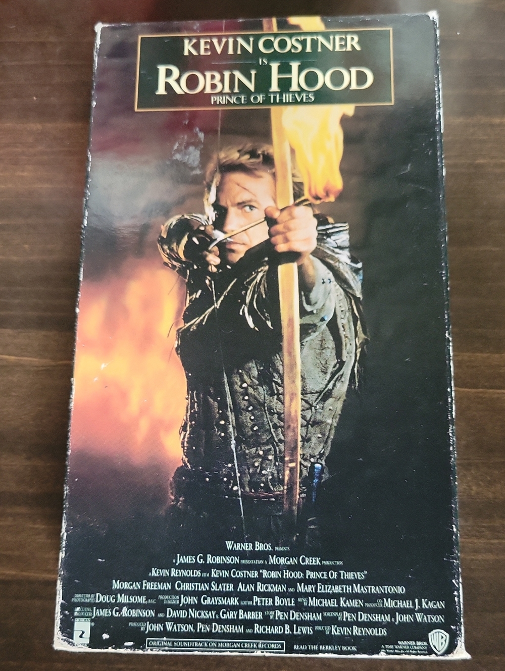 Robin Hood Movie VHS Cover - Black